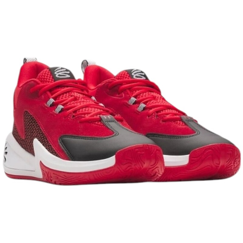 Under Armour CURRY 3Z 25 Suede Kırmızı Erkek Basketbol Ayakkabısı - 5