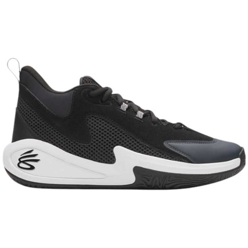 Under Armour CURRY 3Z 25 Suede Siyah Erkek Basketbol Ayakkabısı - 1