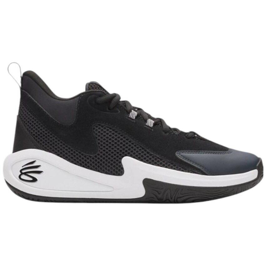 Under Armour CURRY 3Z 25 Suede Siyah Erkek Basketbol Ayakkabısı - 1