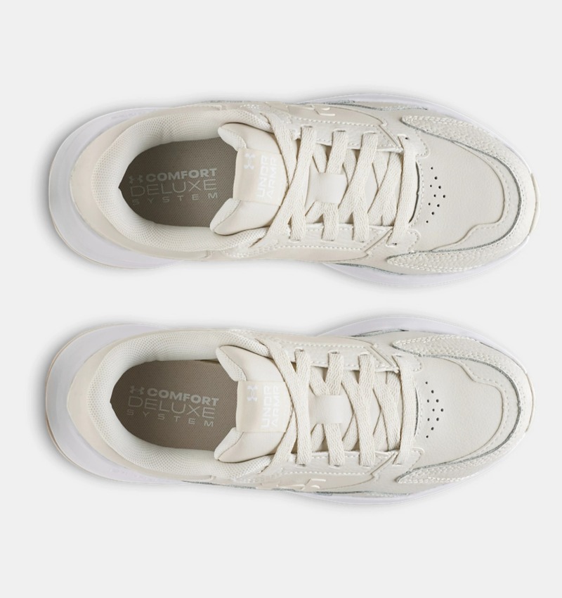 Under Armour Edge LTHR Beyaz Kadın Günlük Ayakkabı - 3