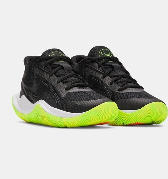 Under Armour GS Jet '25 Siyah Çocuk Basketbol Ayakkabısı - 5