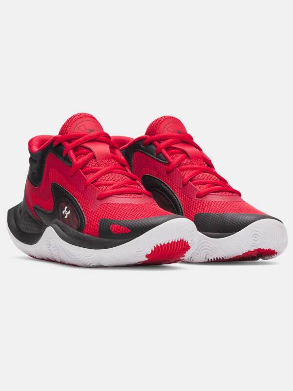 Under Armour GS Jet '29 Kırmızı Çocuk Basketbol Ayakkabısı - 4