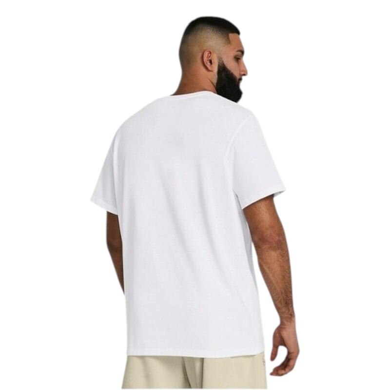 Under Armour Heavyweight LC Patch Beyaz Erkek Tshirt - 2