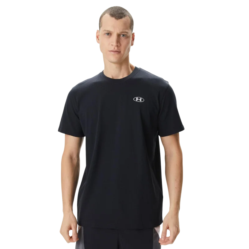Under Armour Heavyweight LC Patch Siyah Erkek Tshirt - 1