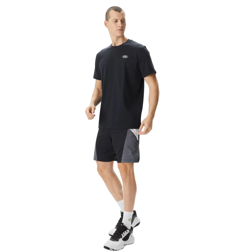 Under Armour Heavyweight LC Patch Siyah Erkek Tshirt - 3