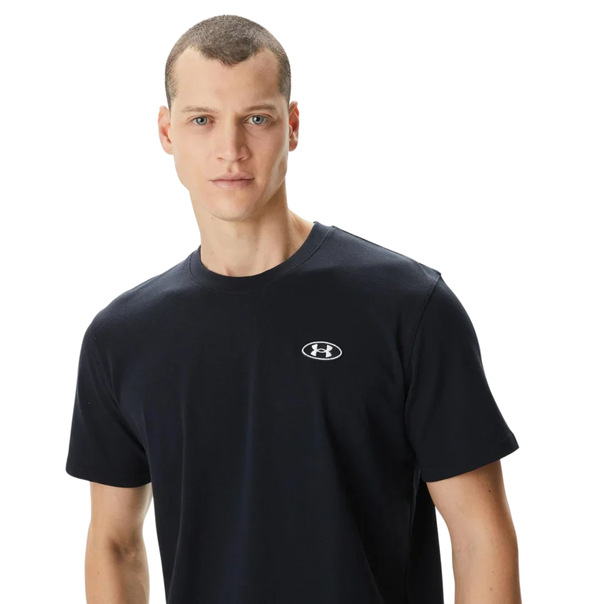 Under Armour Heavyweight LC Patch Siyah Erkek Tshirt - 4
