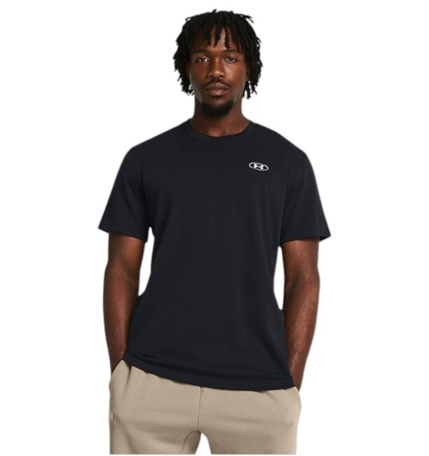 Under Armour Heavyweight LC Patch Siyah Erkek Tshirt - Under Armour