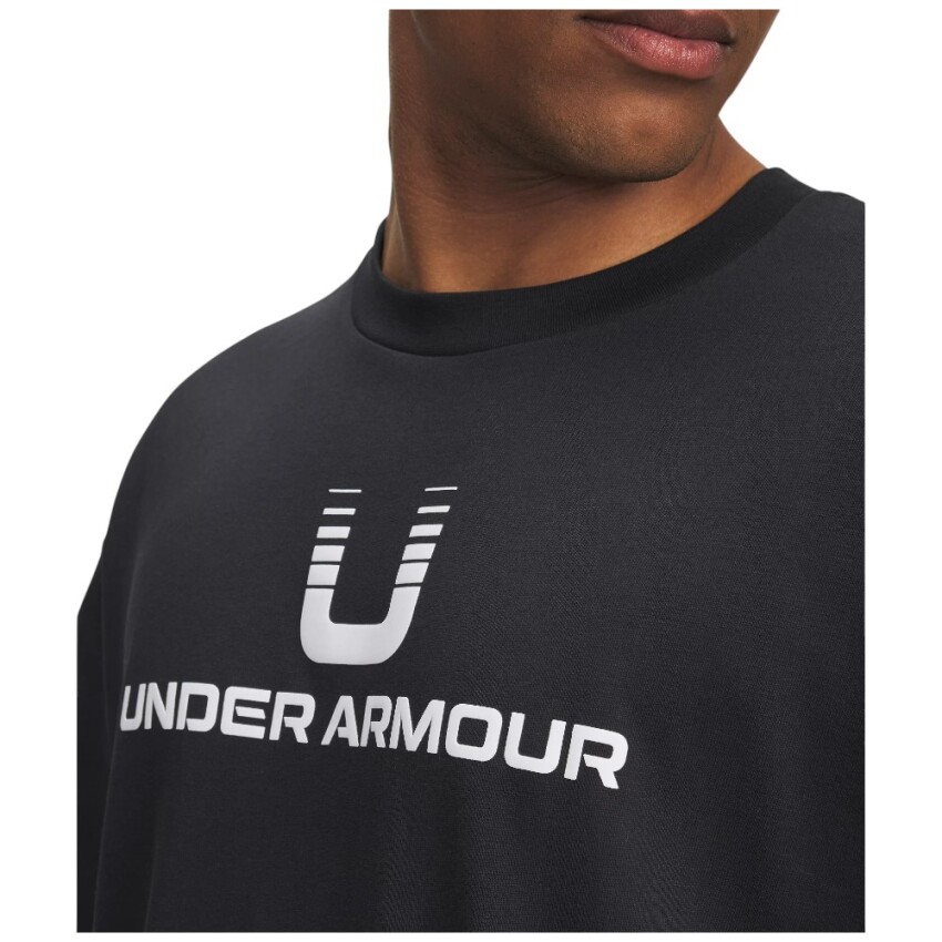 Under Armour Heavyweight U Logo Siyah Erkek Tshirt - 3