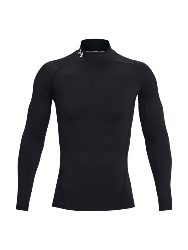 Under Armour HG Armour Comp Mock LS Siyah Erkek Tshirt - 4