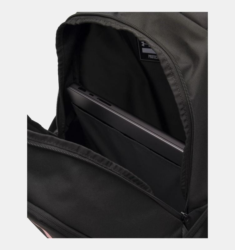 Under Armour Hustle Lite Siyah-Kırmızı Unisex Sırt Çantası - 3