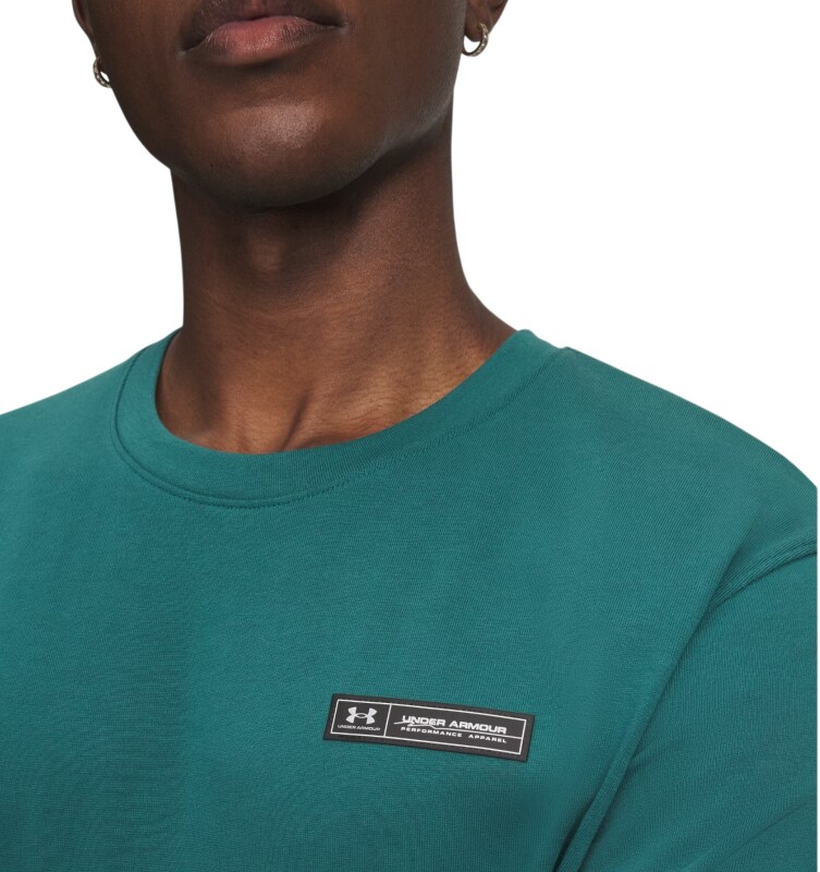 Under Armour Hw Armour Label SS Yeşil Erkek Tshirt - 3