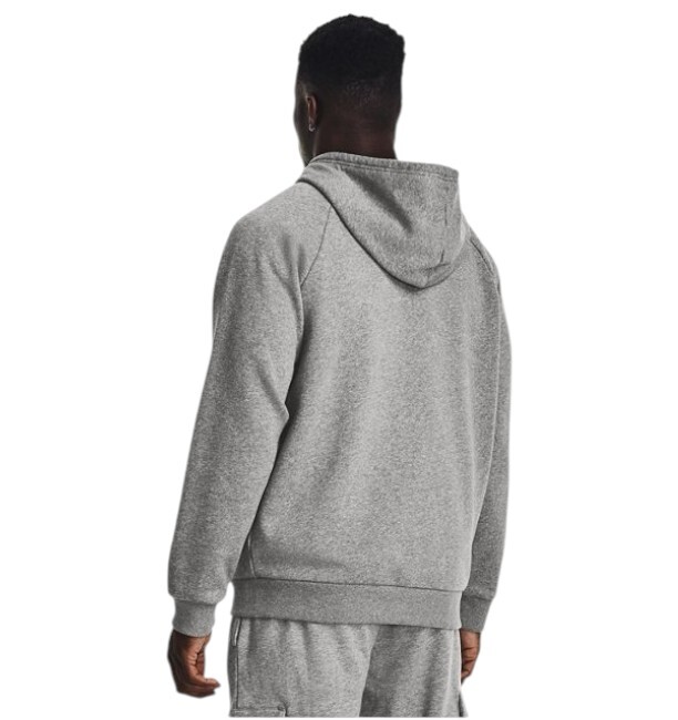 Under Armour Rival Fleece FZ Hoodie Gri Erkek Sweatshirt - 2