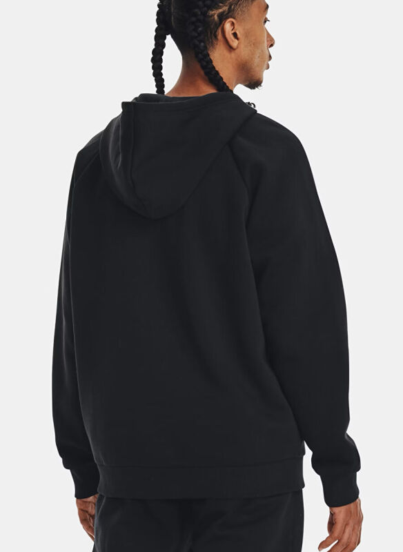 Under Armour Rival Fleece FZ Hoodie Siyah Erkek Sweatshirt - 2