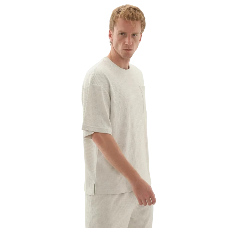 Under Armour Rival Waffle Crew BEYAZ Erkek Tshirt - 2