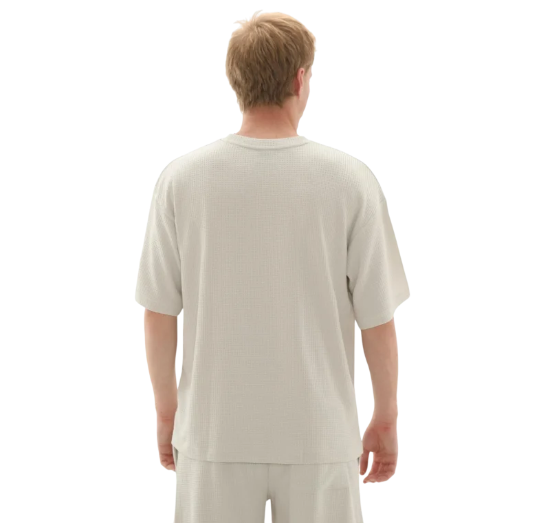 Under Armour Rival Waffle Crew BEYAZ Erkek Tshirt - 5