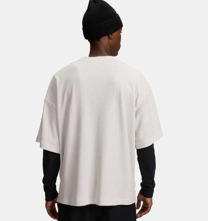 Under Armour Rival Waffle Crew BEYAZ Erkek Tshirt - 2