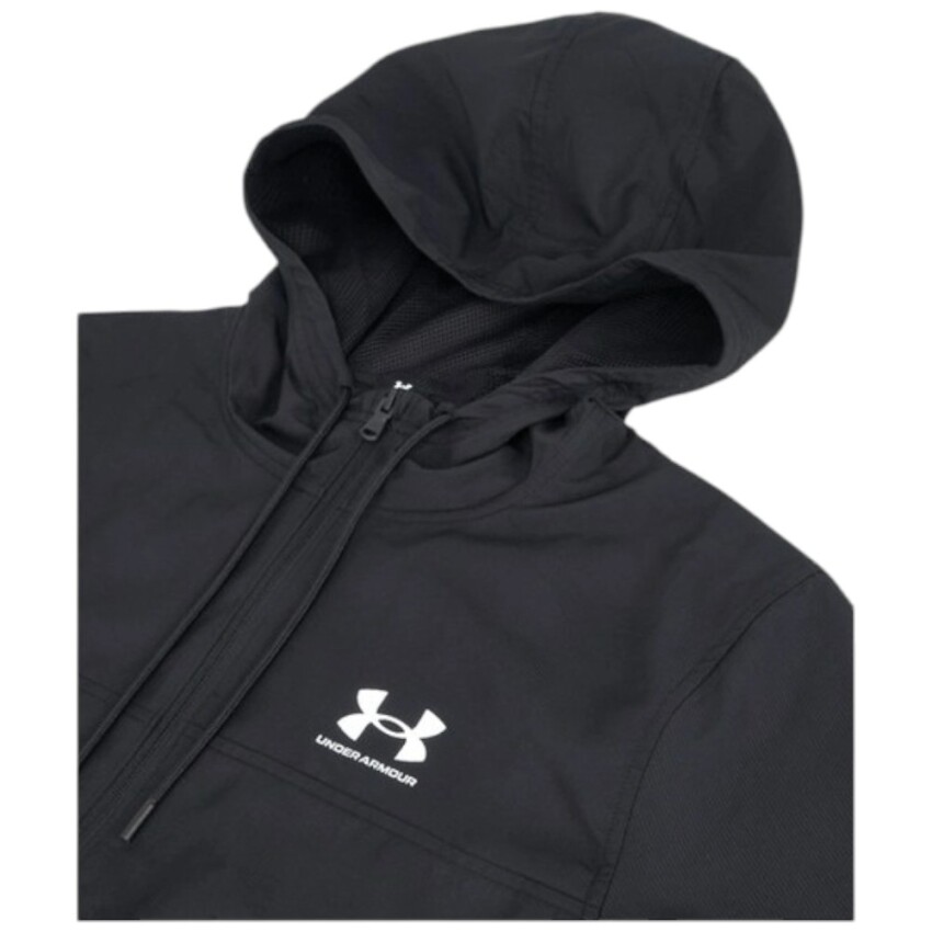 Under Armour Rival Wiven Siyah Erkek Rüzgarlık - 4