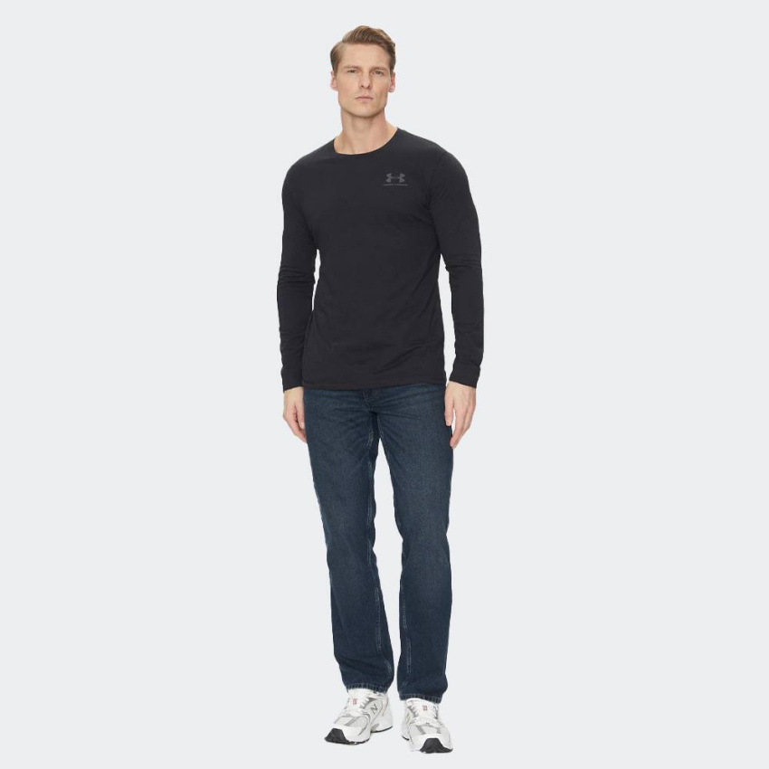 Under Armour Sportstyle Left Chest Siyah Erkek Tshirt - 3