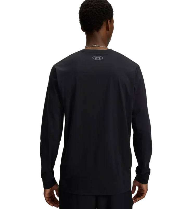Under Armour Sportstyle Left Chest Siyah Erkek Tshirt - 3