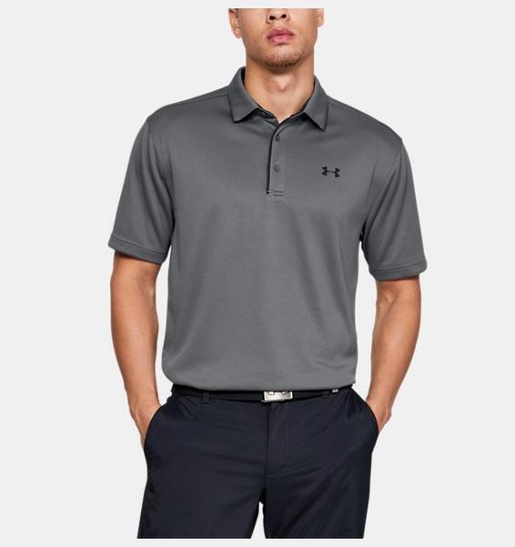 Under Armour Tech Polo Gri Erkek Polo Tshirt - 1