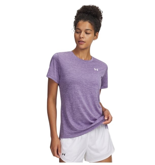 Under Armour Tech Ssc- Twist Mor Kadın Tshirt - 1