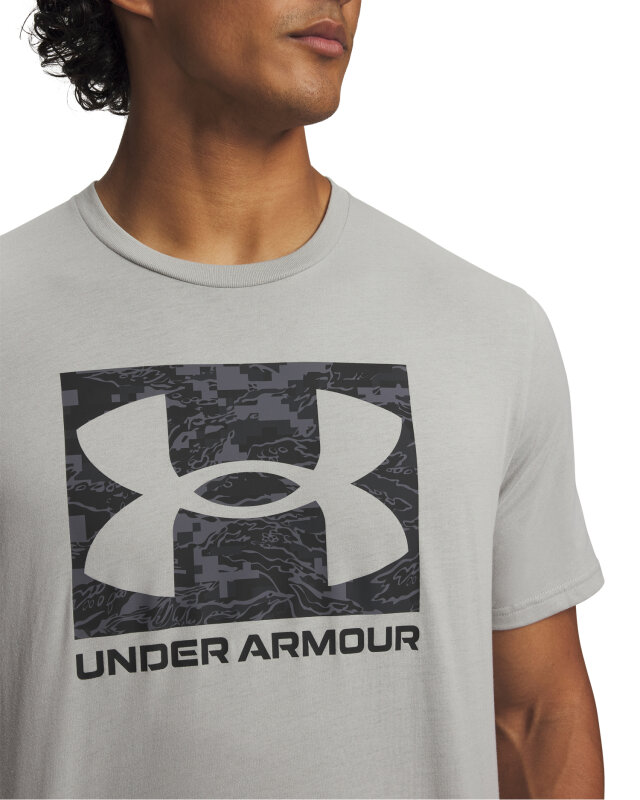 Under Armour UA Abc Camo Boxed Logo SS Gri Erkek Tshirt - 3
