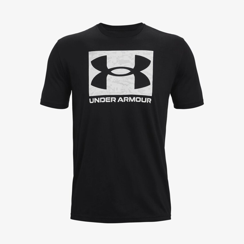 Under Armour UA ABC CAMO BOXED LOGO SS SİYAH Erkek Tshirt - 4