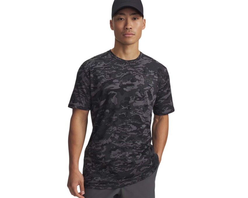 Under Armour UA Abc Camo SS Gri Erkek Tshirt - 1