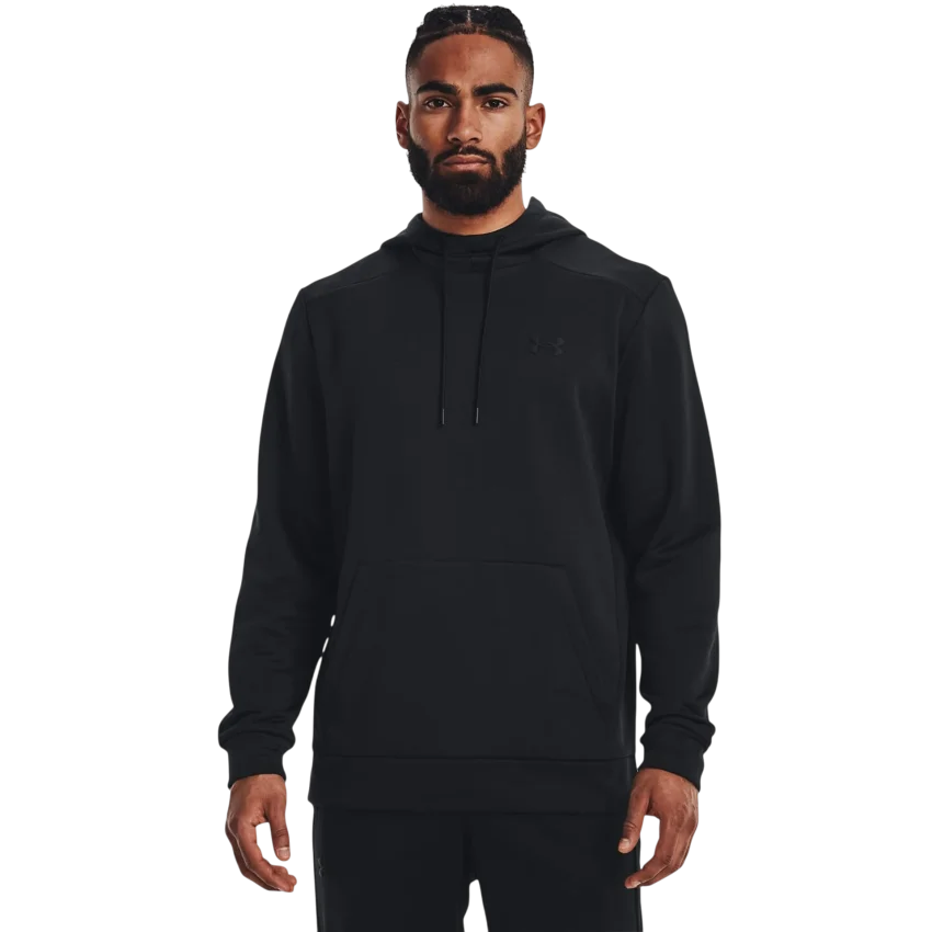 Under Armour Fleece Hoodie Siyah Erkek Sweatshirt - 1