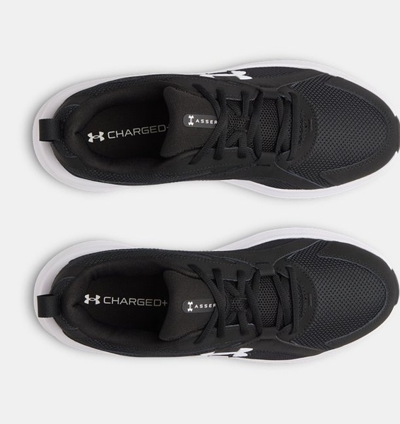 Under Armour UA Assert 11 Siyah Erkek Koşu Ayakkabısı - 4