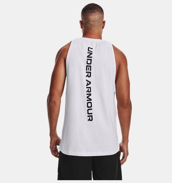 Under Armour UA BASELINE COTTON TANK BEYAZ Erkek Atlet - Under Armour (1)