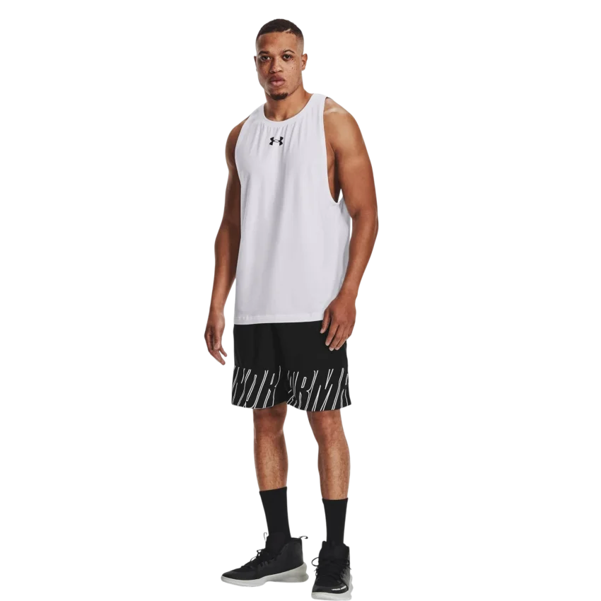 Under Armour UA BASELINE COTTON TANK BEYAZ Erkek Atlet - 1