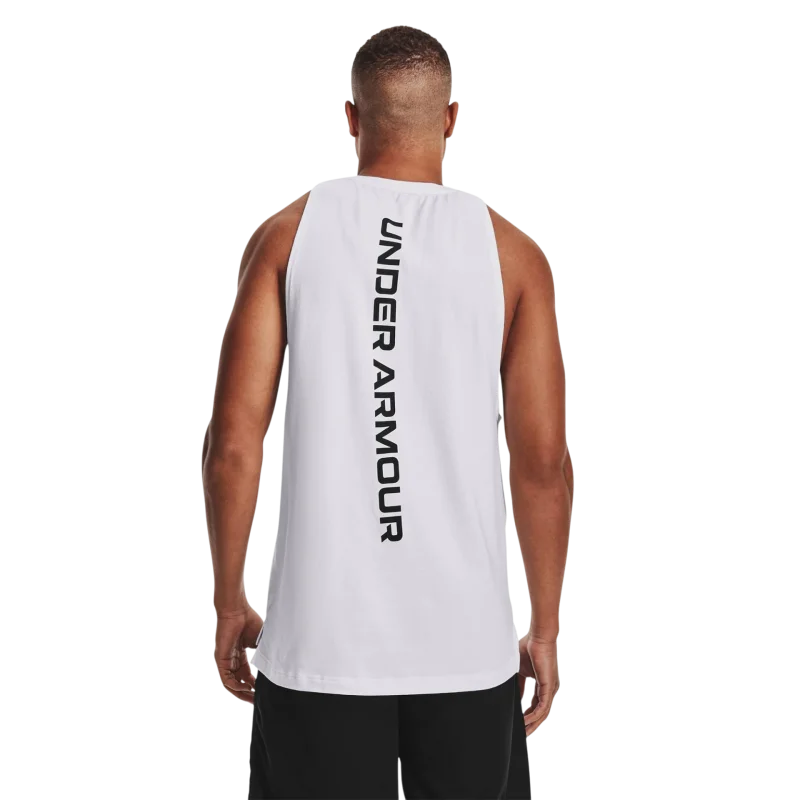 Under Armour UA BASELINE COTTON TANK BEYAZ Erkek Atlet - 3