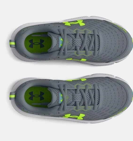 Under Armour UA BGS Assert 10 Gri Çocuk Koşu Ayakkabısı - 3