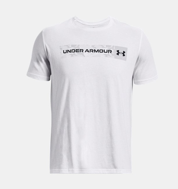 Under Armour UA Camo Chest Stripe SS Beyaz Erkek Tshirt - 5