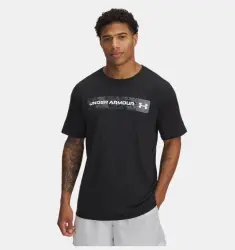 Under Armour UA Camo Chest Stripe SS Erkek Tshirt - 1
