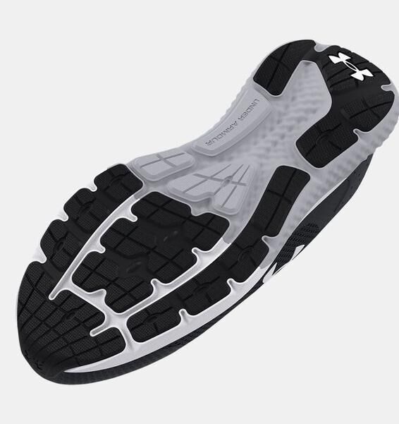 Under Armour UA Charged Rogue 3 Siyah-Gri-Beyaz Erkek Koşu Ayakkabısı 3024877-002 - 4