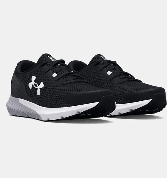 Under Armour UA Charged Rogue 3 Siyah-Gri-Beyaz Erkek Koşu Ayakkabısı 3024877-002 - 5
