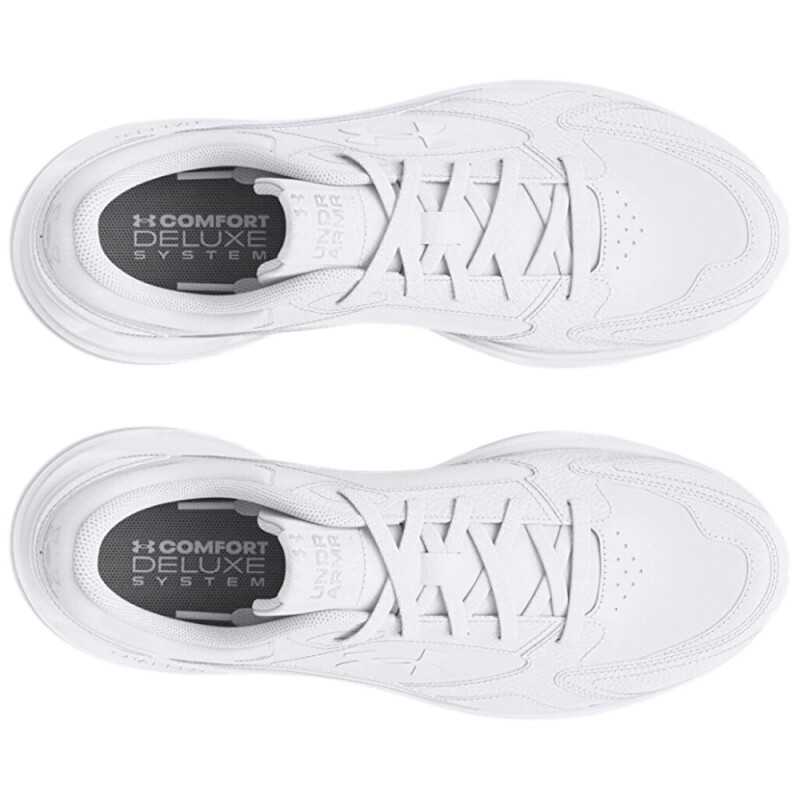 Under Armour Edge Deri Beyaz Erkek Günlük Ayakkabı - 3
