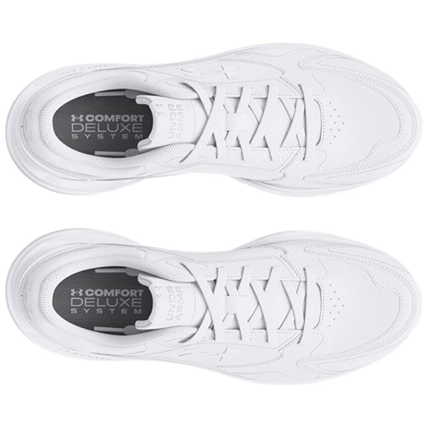 Under Armour Edge Deri Beyaz Erkek Günlük Ayakkabı - 3