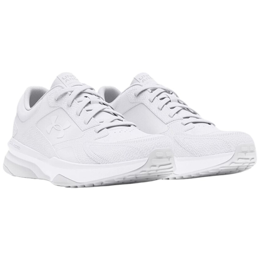 Under Armour Edge Deri Beyaz Erkek Günlük Ayakkabı - 4