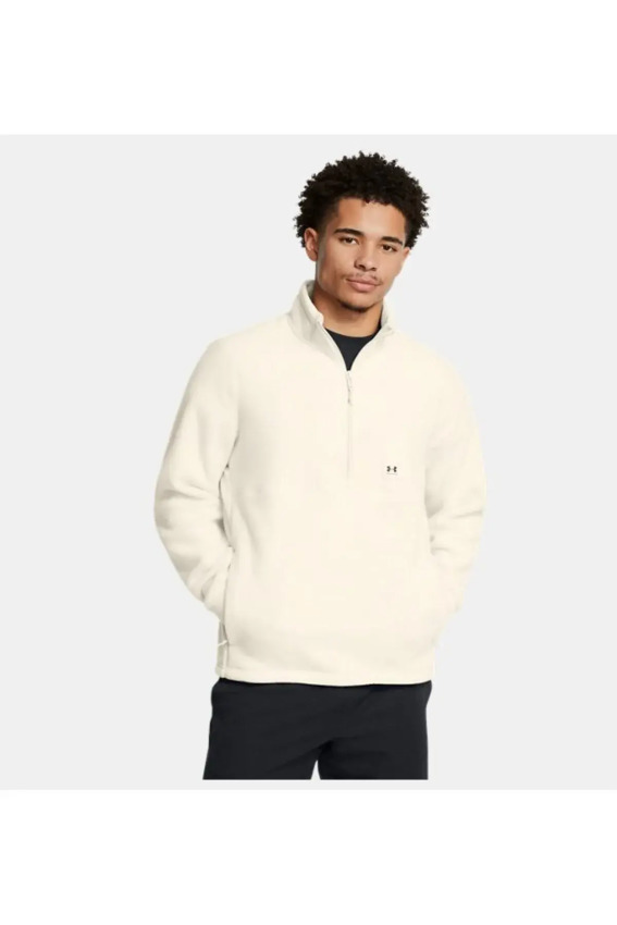 Under Armour UA Expanse Fleece HZ BEYAZ Erkek Sweatshirt - Under Armour