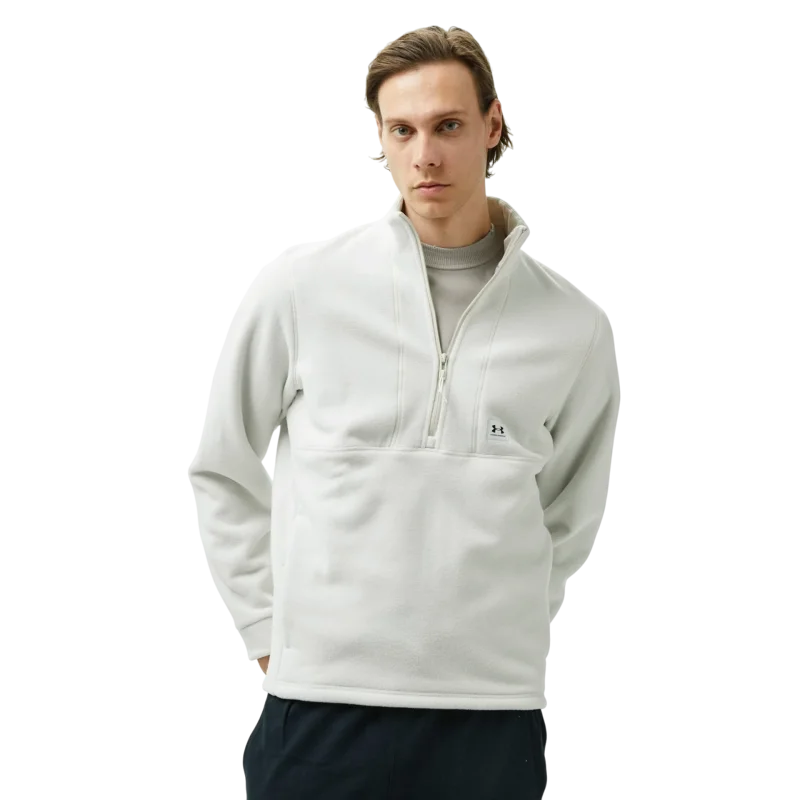 Under Armour UA Expanse Fleece HZ Beyaz Erkek Sweatshirt - 2