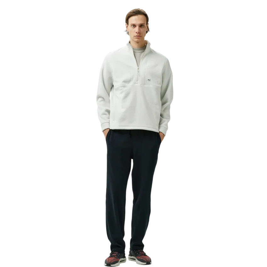 Under Armour UA Expanse Fleece HZ Beyaz Erkek Sweatshirt - 1