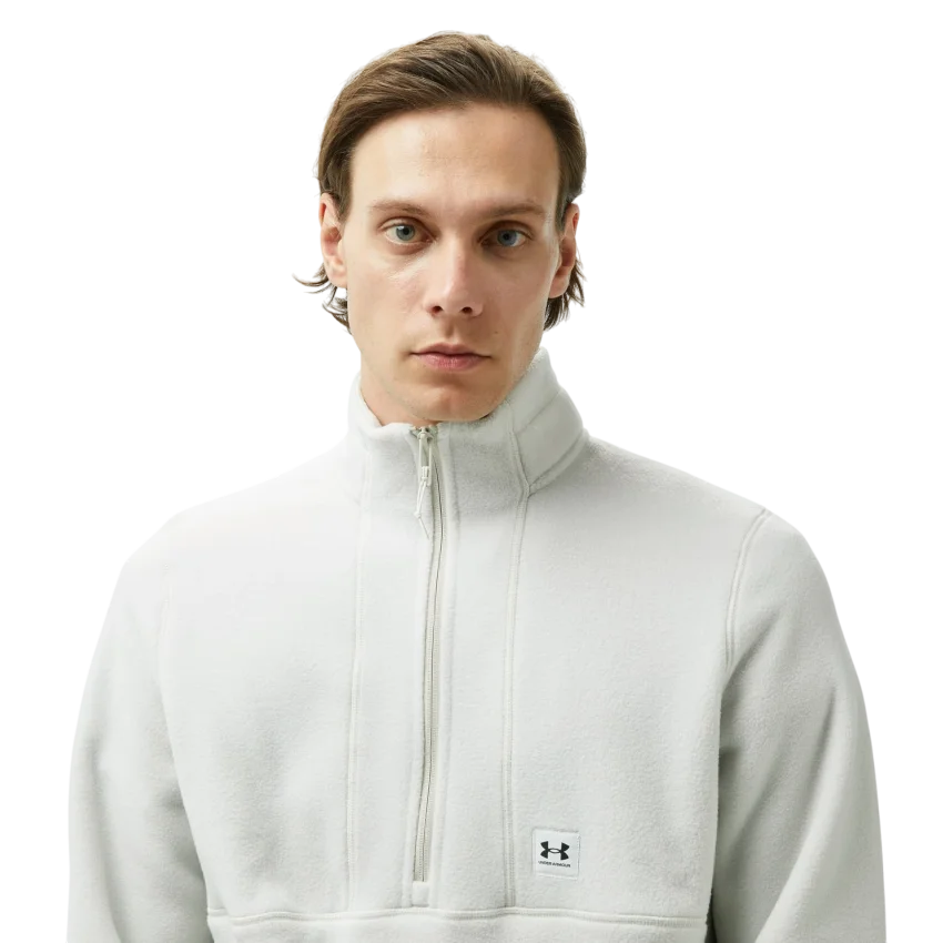 Under Armour UA Expanse Fleece HZ Beyaz Erkek Sweatshirt - 4