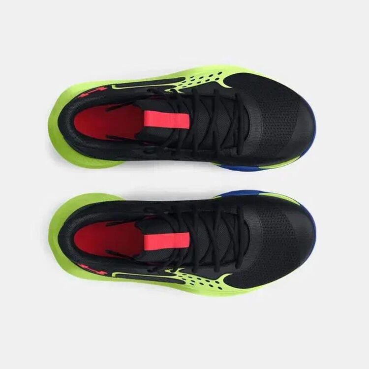 Under Armour UA GS JET '23 Siyah-Yeşil Çocuk Basketbol Ayakkabısı - 3