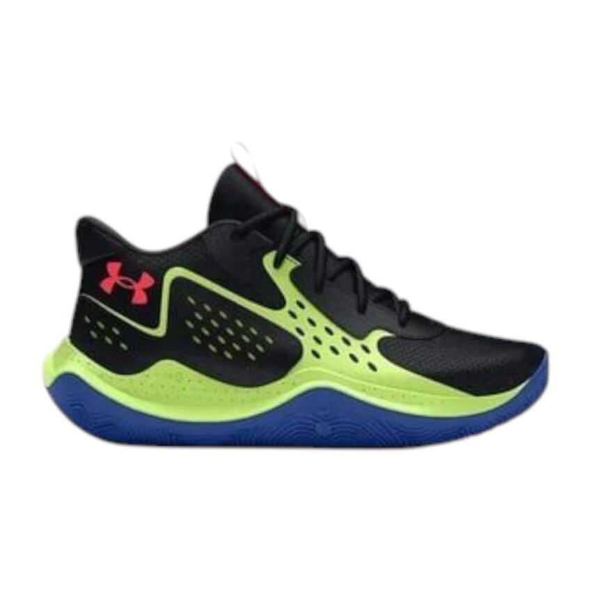 Under Armour UA GS JET '23 Siyah-Yeşil Çocuk Basketbol Ayakkabısı - 1