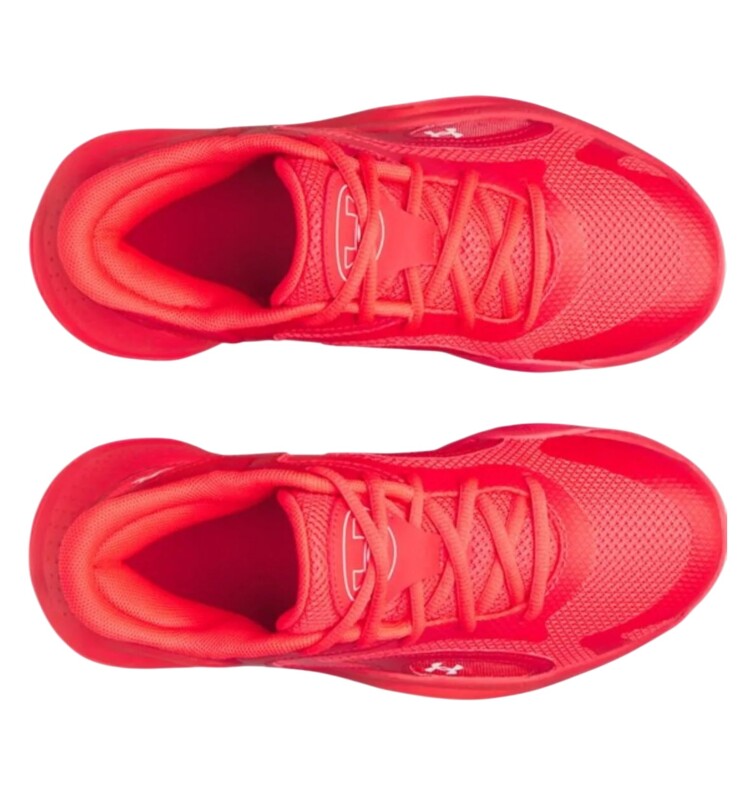 Under Armour UA GS Jet 25 Kırmızı Çocuk Basketbol Ayakkabısı - 3