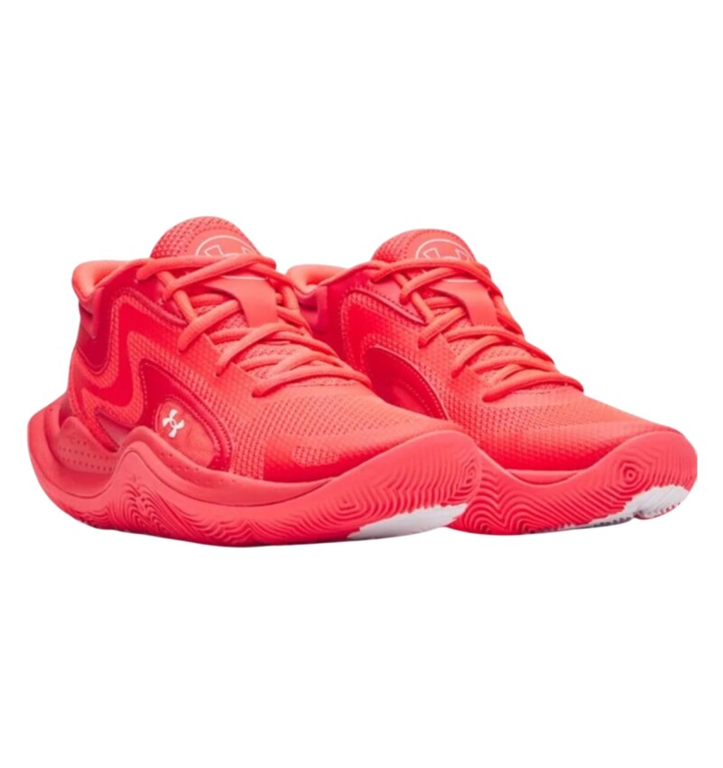 Under Armour UA GS Jet 25 Kırmızı Çocuk Basketbol Ayakkabısı - 4