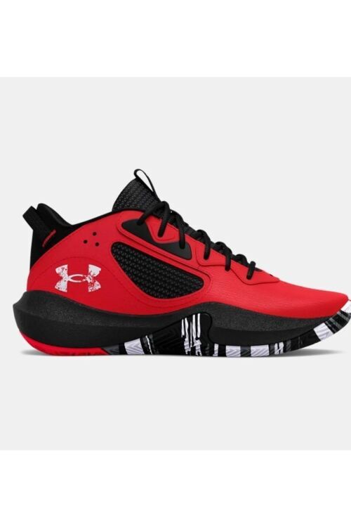 Under Armour UA GS Lockdown 6 KIRMIZI Çocuk Basketbol Ayakkabısı - 1